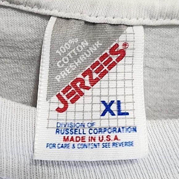 City Stages Jazz 1995 Single‎ Stitch USA Vintage Shirt Light Gray Music Size XL - Picture 6 of 6